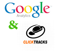 Our recommended analytics solutions - Google Analytics & ClickTracks Our recommended analytics solutions - Google Analytics & ClickTracks