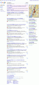 A screenshot of the Google search engine results discussed in this article.