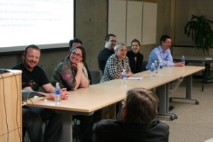 A photo of Ross Dunn and his fellow panelists at BC Social Media Summit 2010