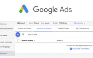 Google Ads Negative Keyword Conflicts